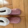 S'fera girls "Ugg" style boots  Size EU24/ UK 7 EUC Image 3