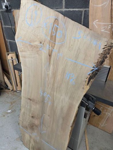 Live Edge Sycamore slab - Kiln Dried