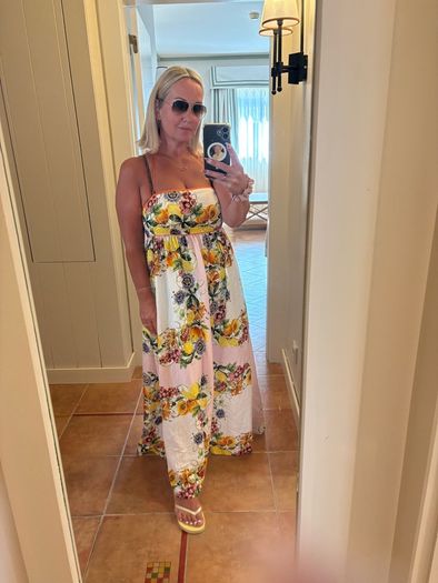 H&M floral maxi dress