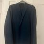 Men's navy 2 piece suit Image 2
