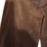 Chocolate Brown Suede Genuine Leather Fringed Cowboy Style Ladies Trousers Size 8 Image 5
