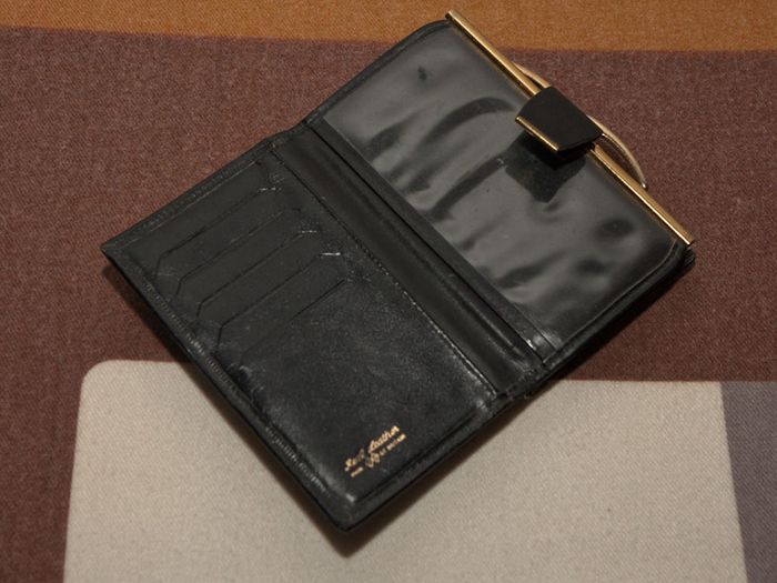 Black Leather Purse