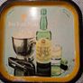 Antique J&B Rare Scotch whiskey metal tray Image 2