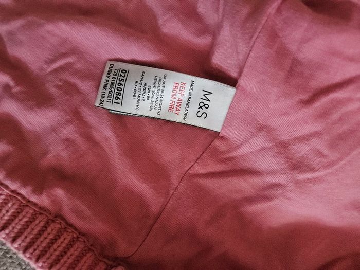 18-24 month M&S  cardigan girls pink
