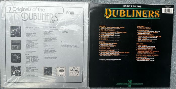 2 x The Dubliners double vinyl album in vg+ condition 10 euros each