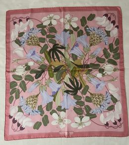 Vintage Hermes Silk Scarf "Flora Graeca"