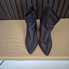 Primark pointed toe boots with block heels