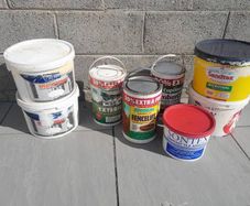 Paint, Fence Life, Wood Stain, Wood Care.  Sandtex, Ronseal, Cuprinol.  Free To Collect