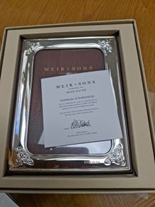 silver frame  by weirs& son