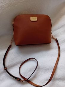 Michael Kors Cindy Large Dome Crossbody Bag - Colour Acorn - BNWT RRP 220