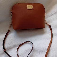 Michael Kors Cindy Large Dome Crossbody Bag - Colour Acorn - BNWT RRP 220
