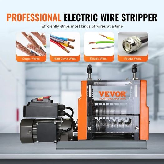 Electric Wire Stripping Machine 60W 1.5-25mm