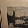 1955 Lithograph by Bernard Buffet "Bords De Marne" Framed Image 2