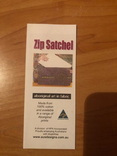 Zip satchel
