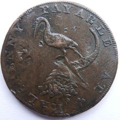 1794 Warwickshire Mining Halfpenny Conder Token