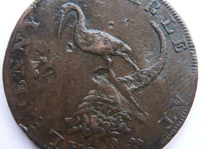1794 Warwickshire Mining Halfpenny Conder Token