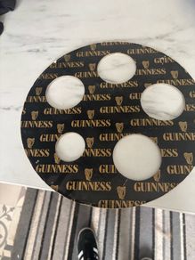 Guinness cardboard advertisement