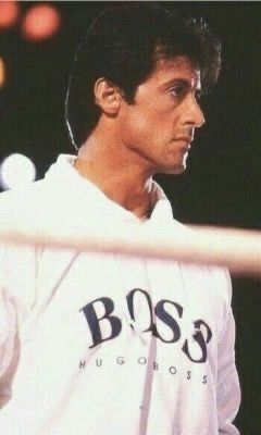 ROCKY BALBOA BOSS white hoodie ROCKY IV boxing movie Official Sylvester Stallone merchandise