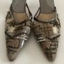 Baldinini Italian Luxury Embellished Mesh Mules, Pointed Toe, UK 6.5 Image 8