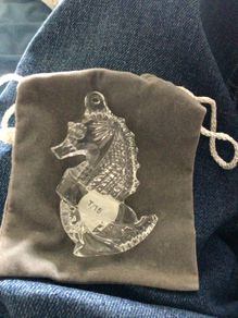 Waterford Crystal Seahorse Pendant