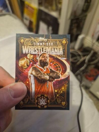 WWE WORLD 2026 Jimmy Uso 361 of 399 Topps Wrestlemania 42 Exclusive Card