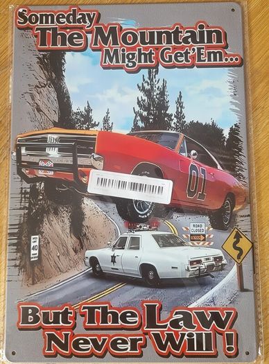 The Dukes of Hazzzardd : Metal Sign