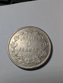 Belgium 5 Francs 1931