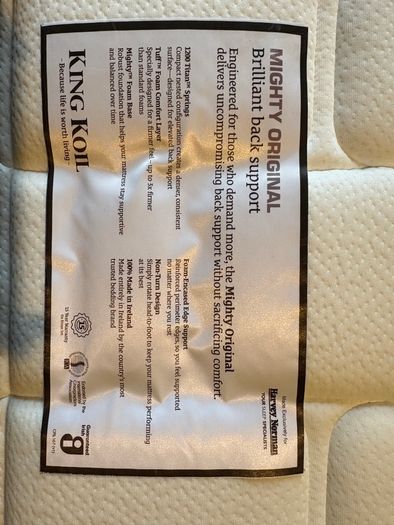 King Mattress was 1842euro now 350euro