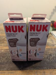 X2 New and unopened Nuk baby bottles