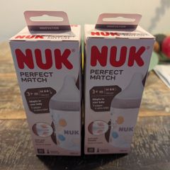 X2 New and unopened Nuk baby bottles