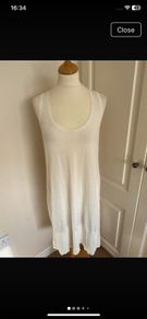 Cream Lauren Vidal dress size 14