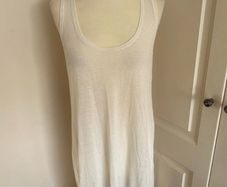 Cream Lauren Vidal dress size 14