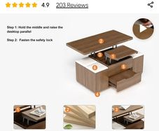 Brand new coffee table