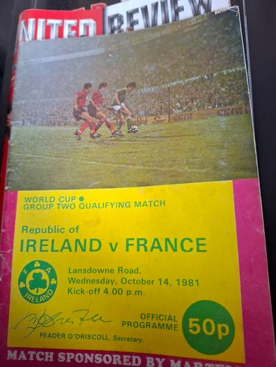 Selection of Match Programmes