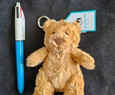 Jellycat Bartholomew Bear Bag Charm