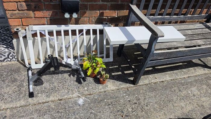 free mirror, shelf, plant etc..