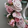 Pink Roses Door Wreath Image 5