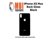 iPhone XS MAX Replacement Back Glass Door Cover with Adhesive Black