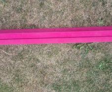 Gymnastics folding beam