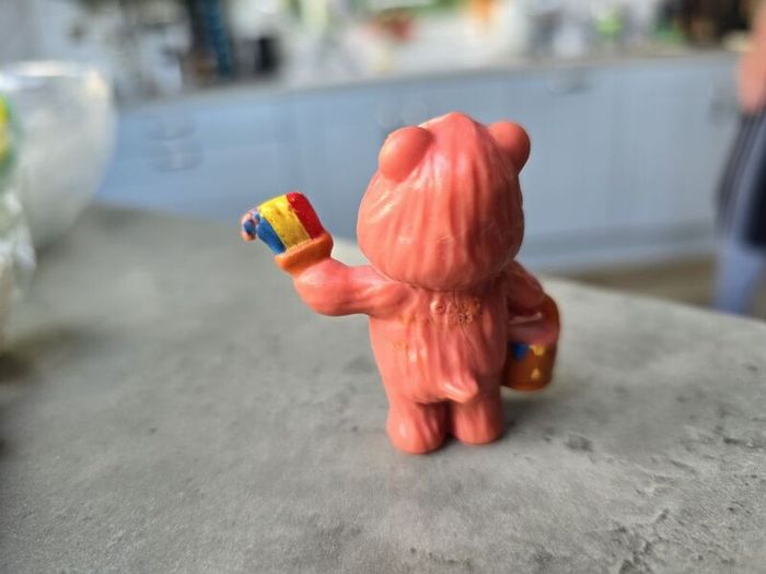 Cheer Bear Rainbow Carebear Mini Figure 1983-1984 Kenner A.G.C.