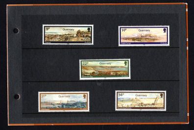 1985 Guernsey Paintings by Paul Jacob Naftel, 1817-1891 Presentation Pack