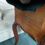 antique French cherrywood sewing table Image 5