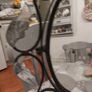 Vintage Wrought Iron free Standing Mirror Image 2