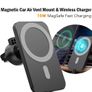Magnetic MagSafe Wireless Charger Car Air Vent Mount Phone Holder Image 9