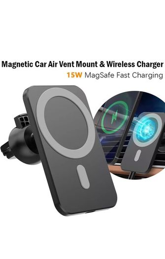 Magnetic MagSafe Wireless Charger Car Air Vent Mount Phone Holder