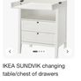 IKEA kids changing table Image 7