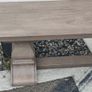 200cm Vintage Ash Dining Bench Rustic Image 9
