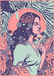 Lana del Rey - Columbia - Rare Mini Print/Poster