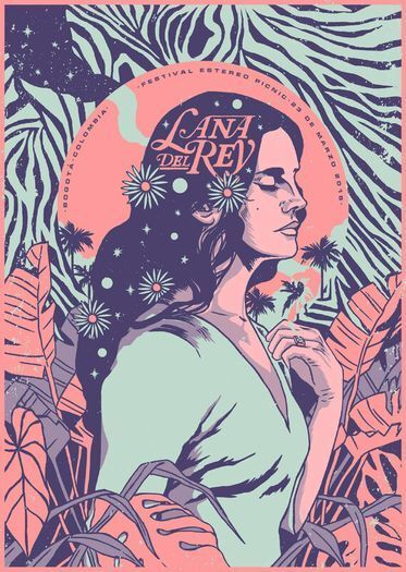 Lana del Rey - Columbia - Rare Mini Print/Poster