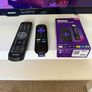 TV with Roku and Console Table Image 3
